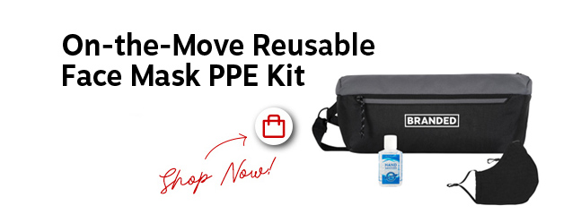 On-the-Move Reusable Face Mask PPE Kit